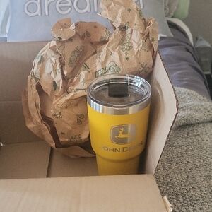 Yeti Quad  LIMITED EDITION John Deere Yellow Travel Tumbler SOLD OUT Size